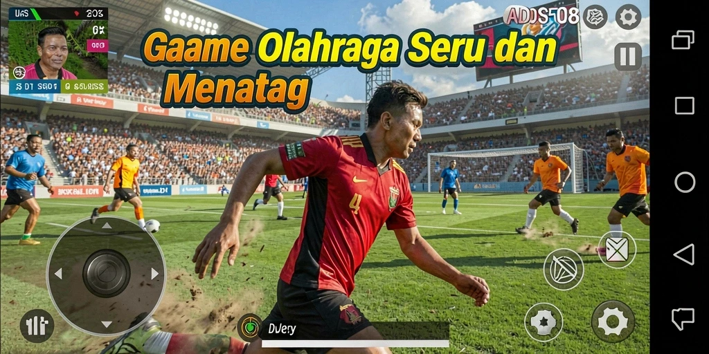 Tangkapan layar utama dari gameplay seru di ADS508.