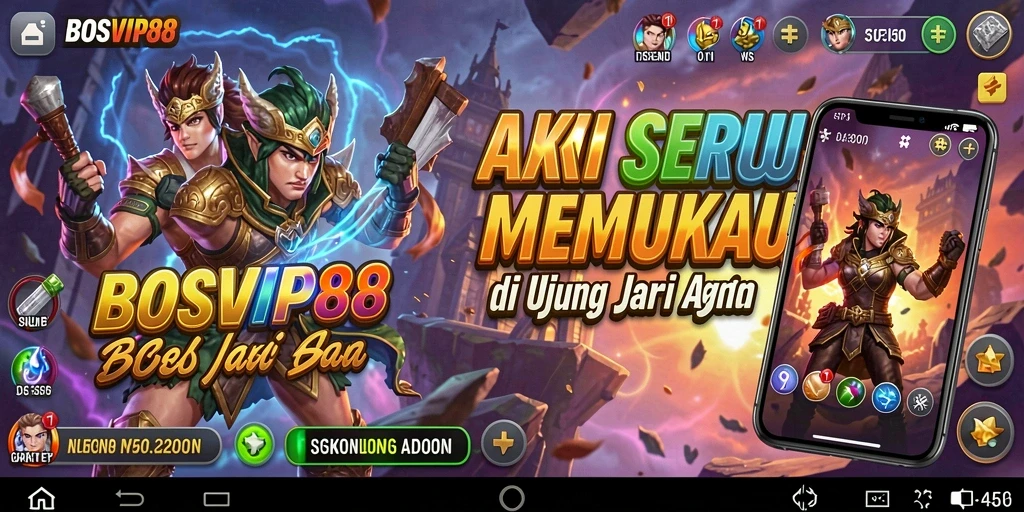 Tampilan gameplay yang intens dan memukau dari BOSVIP88.