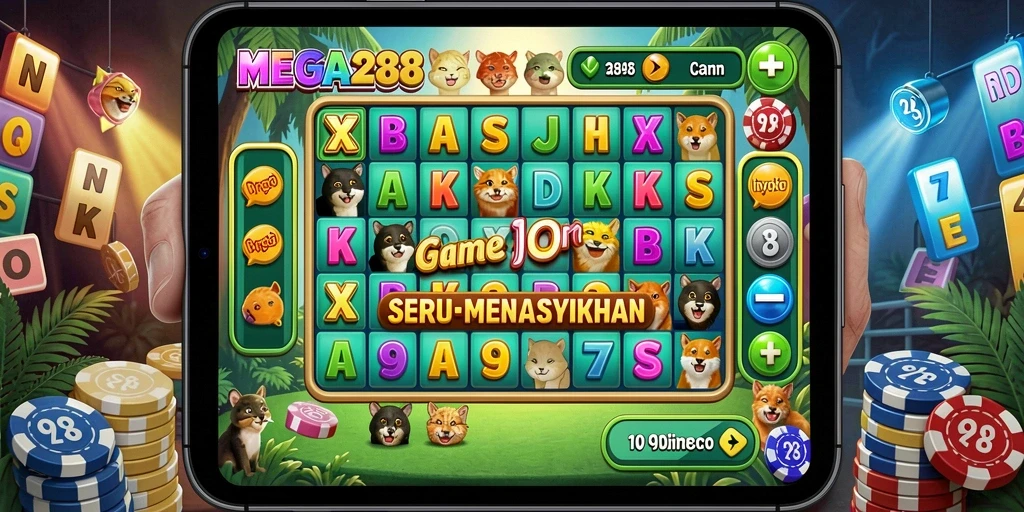 Tampilan gameplay seru MEGA288 dengan suasana Bingo.