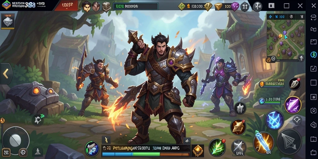 Gameplay ARPG MEGA388 yang seru dan penuh tantangan.