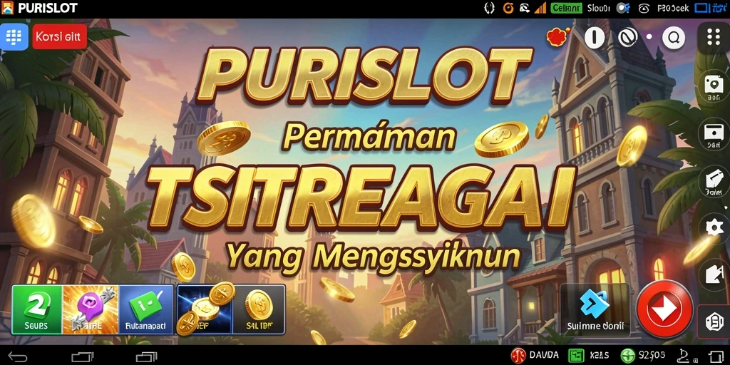 Tampilan gameplay menarik dari PURISLOT yang menguji strategi pemain.