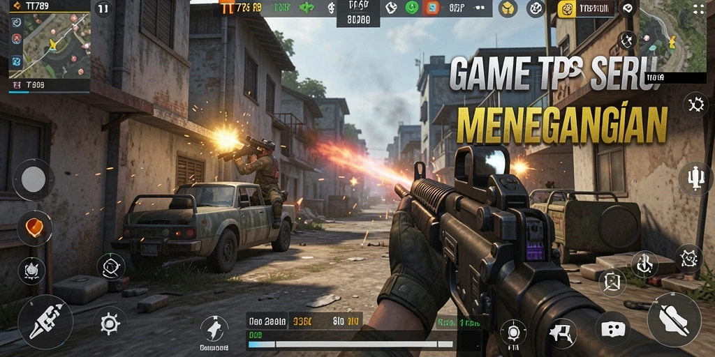 Screenshot gameplay TT789 dengan pertempuran TPS yang seru dan grafis memukau.