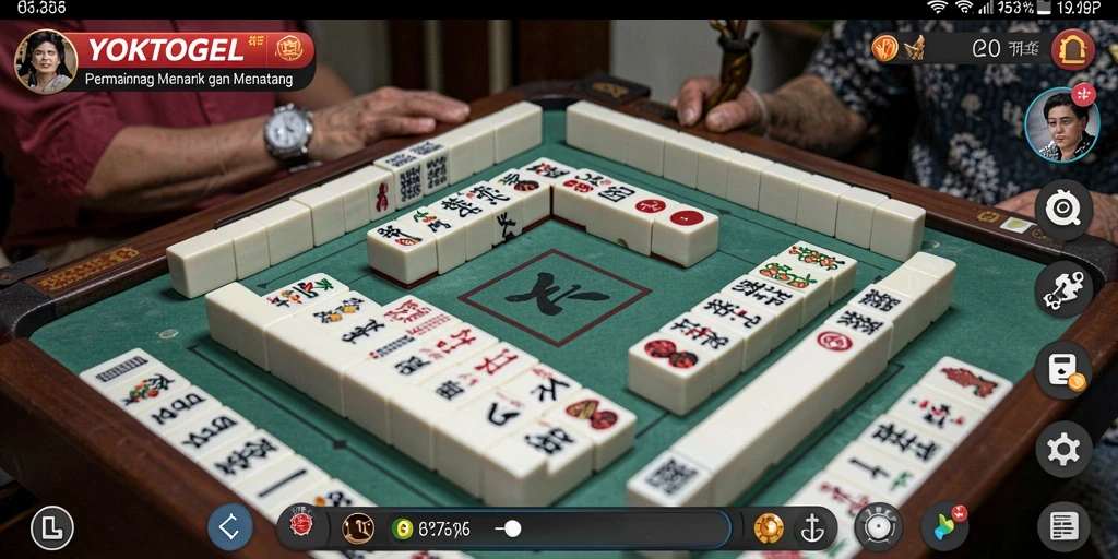 Screenshot utama YOKTOGEL menampilkan gameplay Mahjong yang menantang.